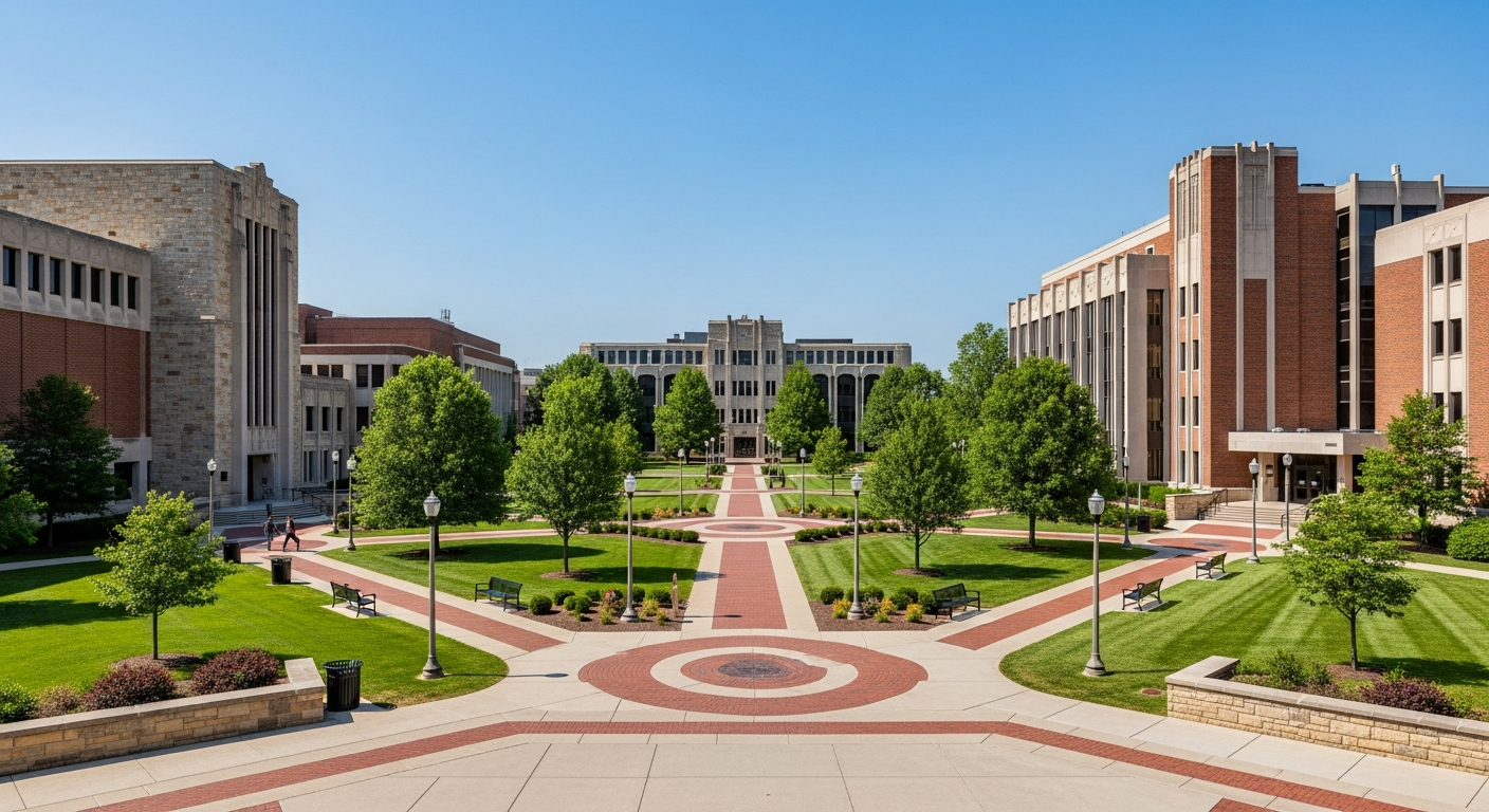 central quad or green space