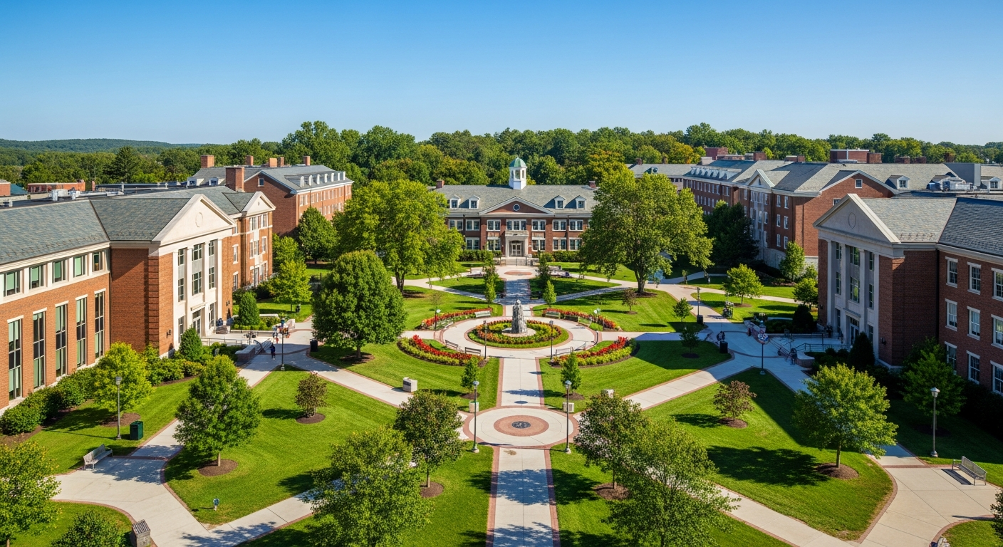 central quad or green space