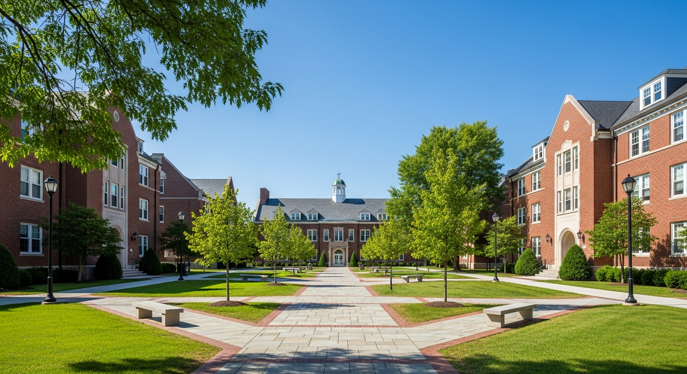 central quad or green space