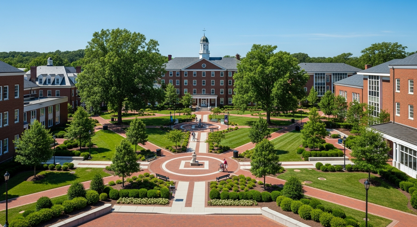 central quad or green space