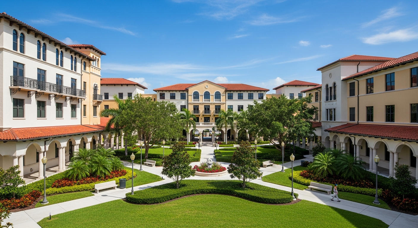 central quad or green space