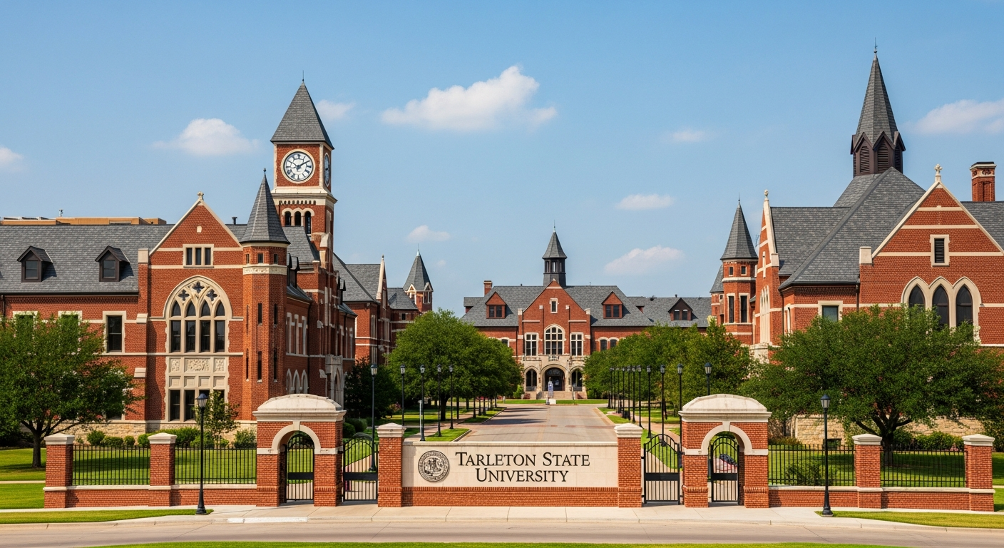 iconic campus entrance gate or sign