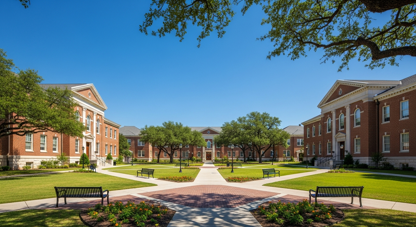 central quad or green space