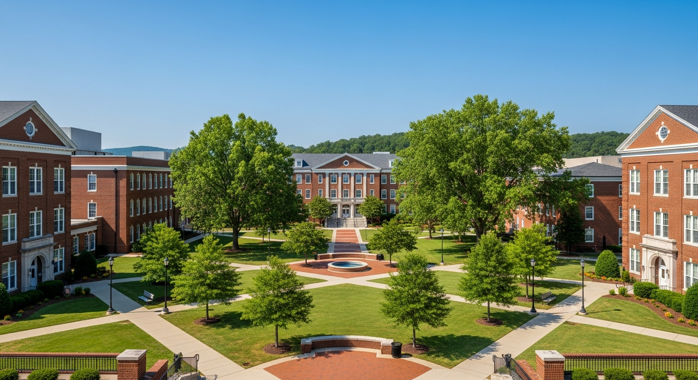 central quad or green space