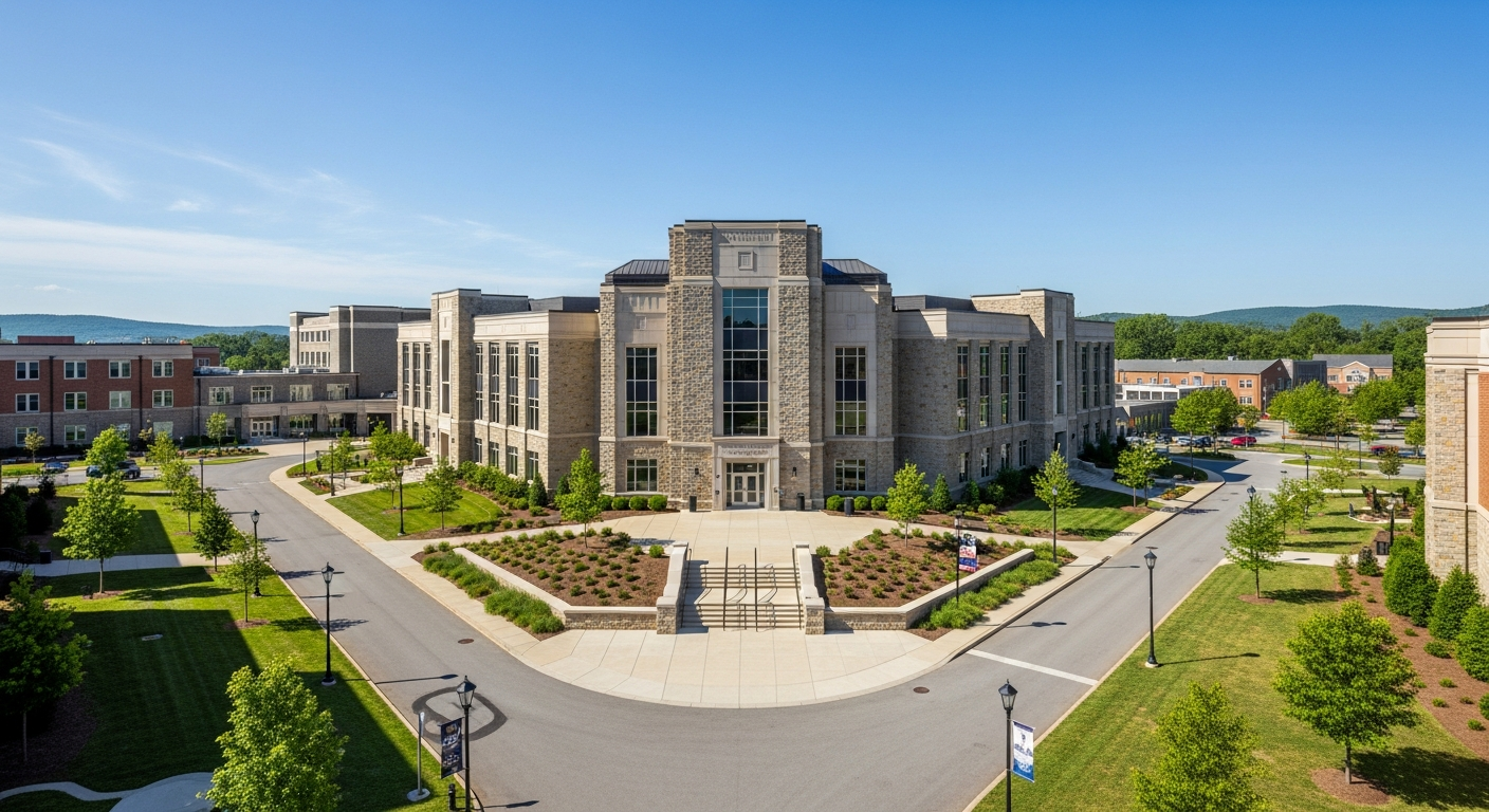 campus bell tower, clock tower, or landmark building