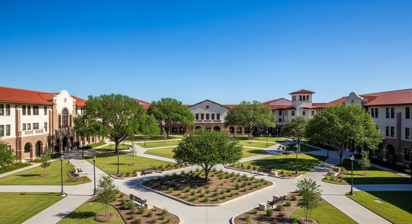 central quad or green space
