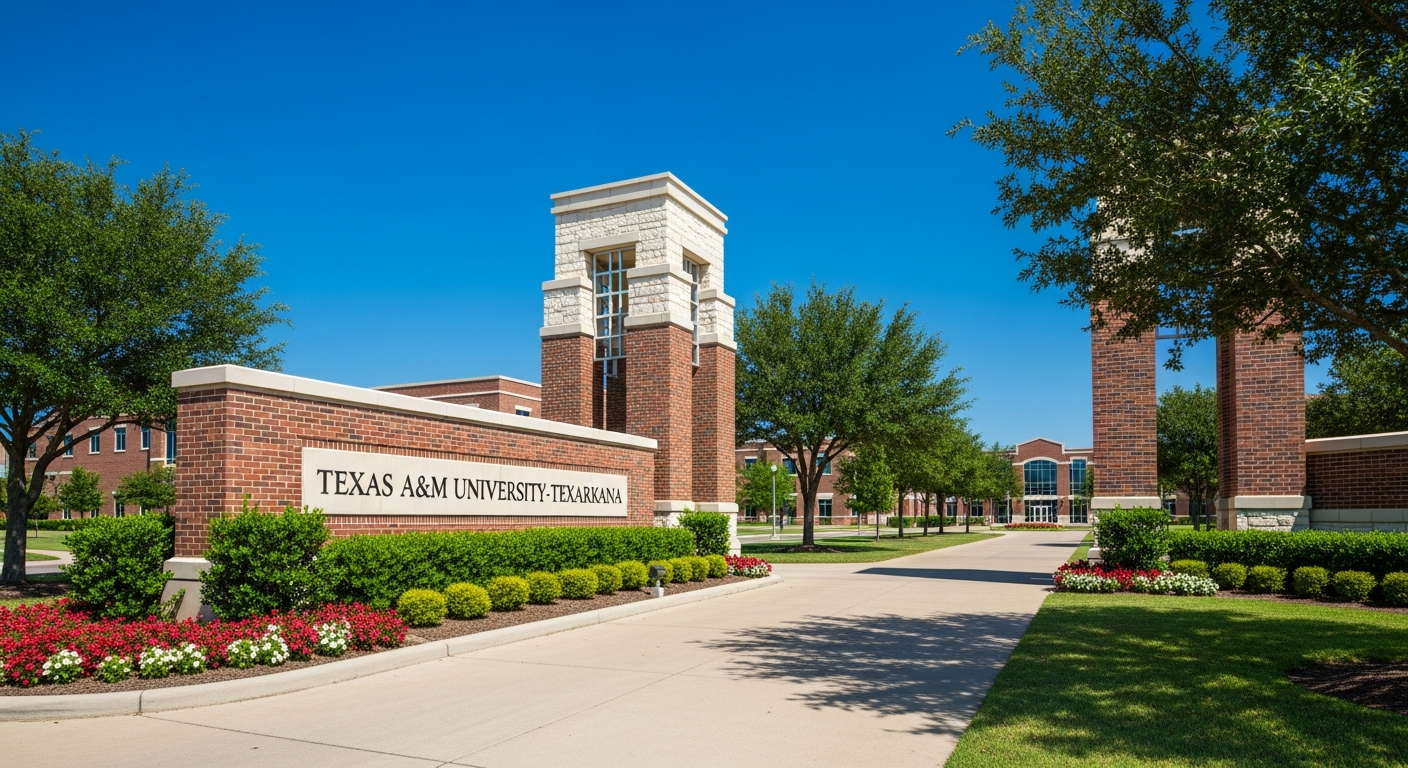 iconic campus entrance gate or sign
