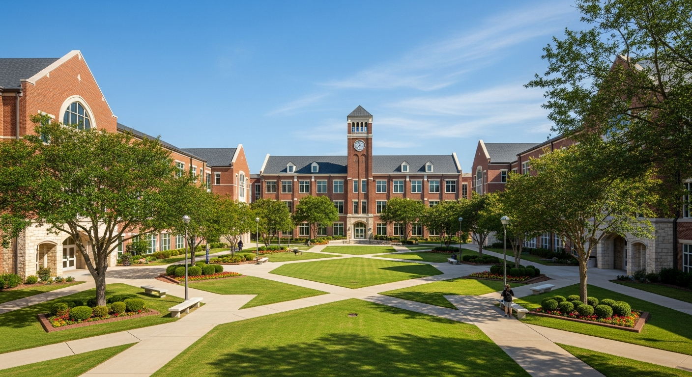 central quad or green space