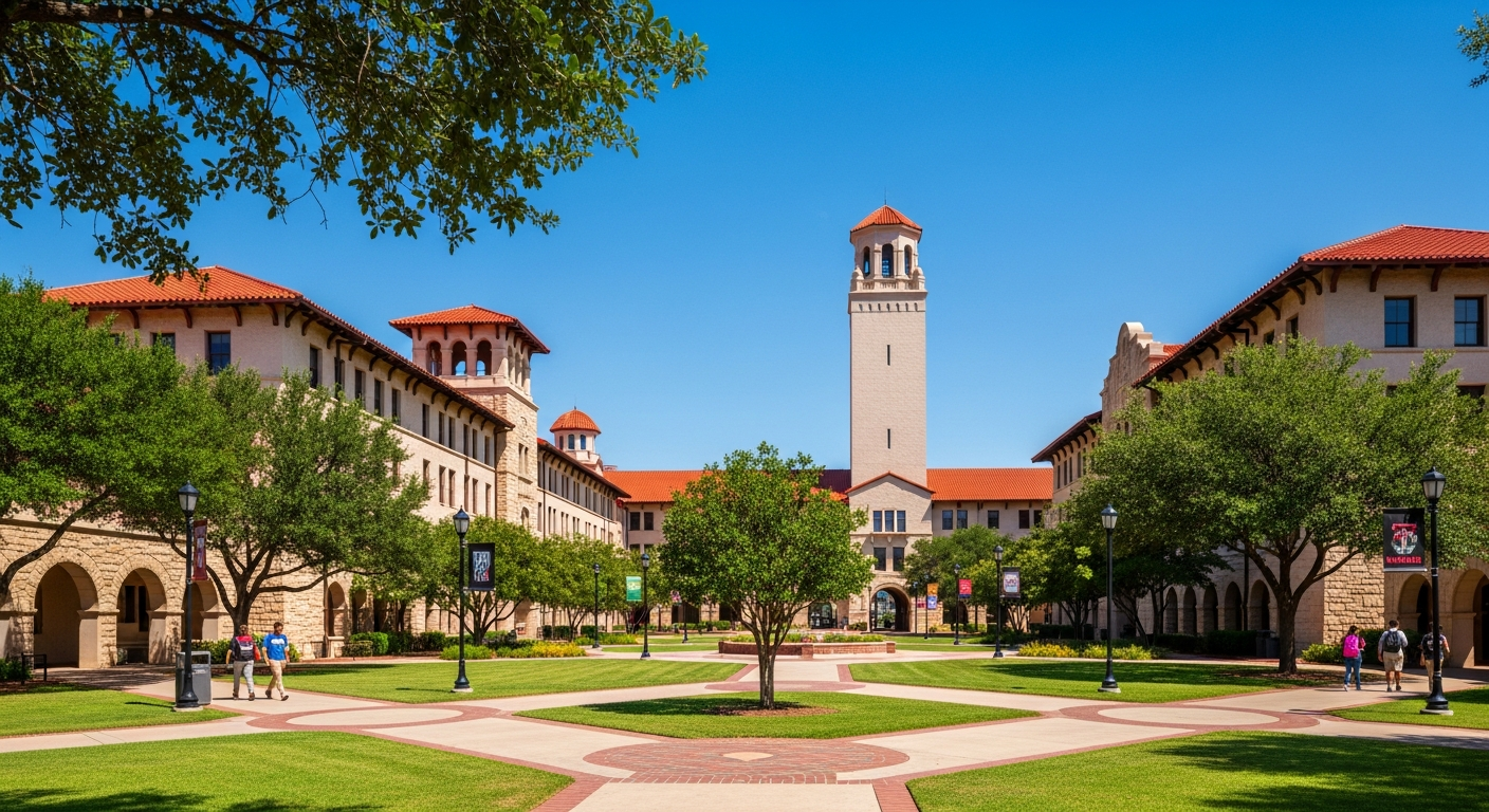 central quad or green space