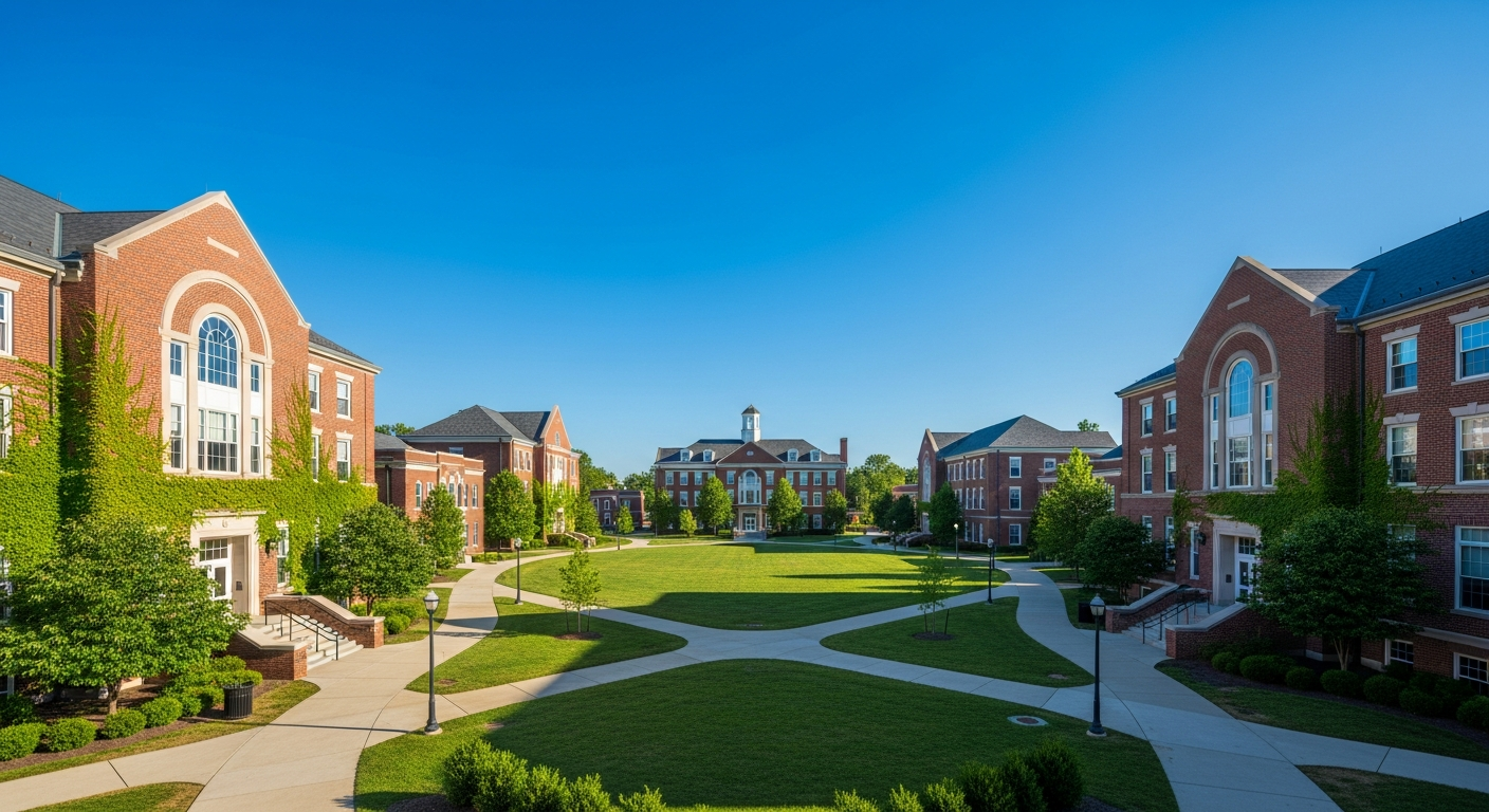 central quad or green space