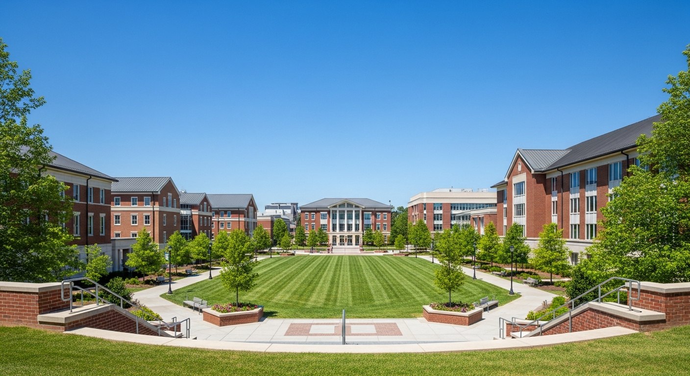 central quad or green space