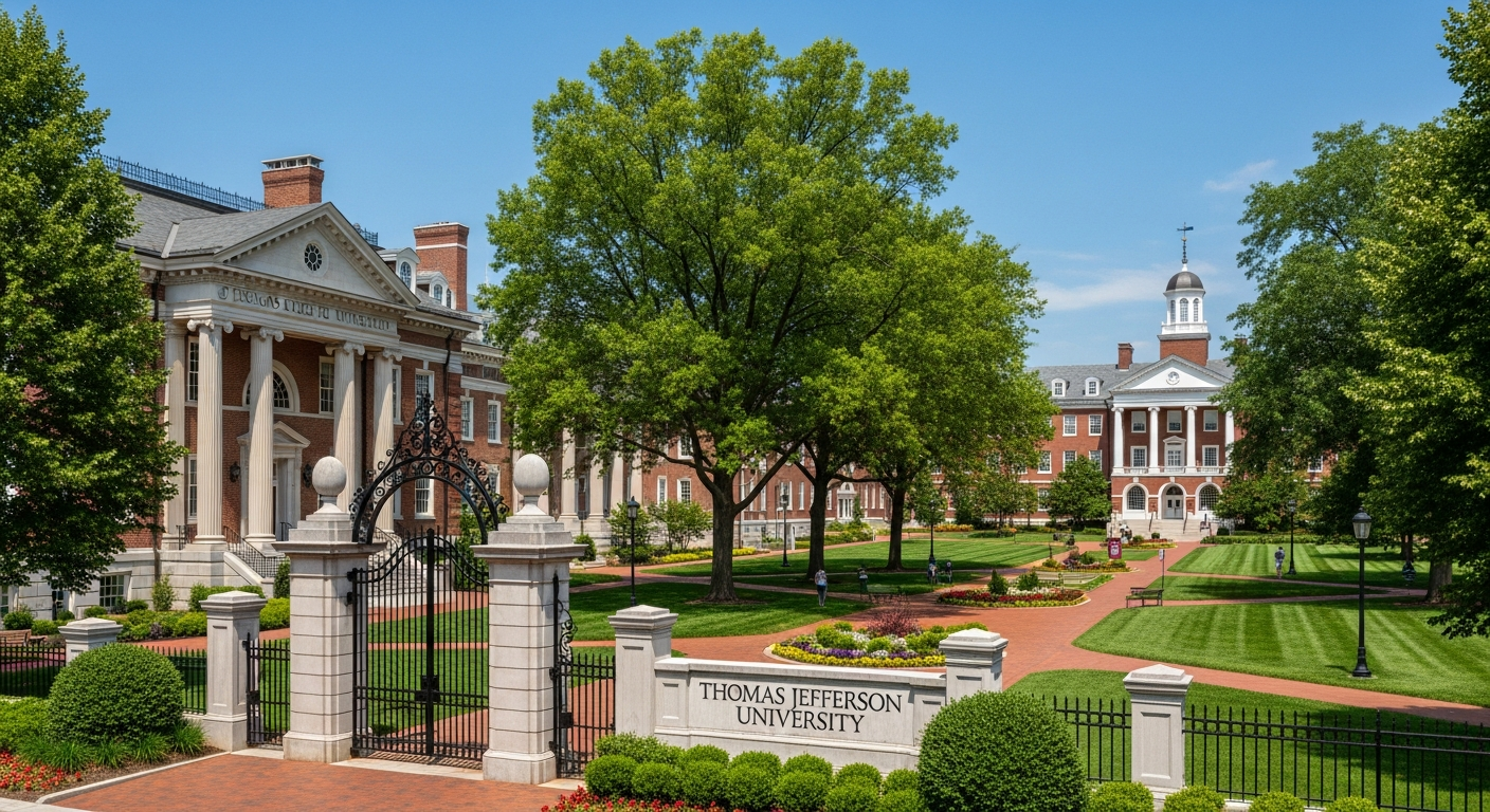 iconic campus entrance gate or sign