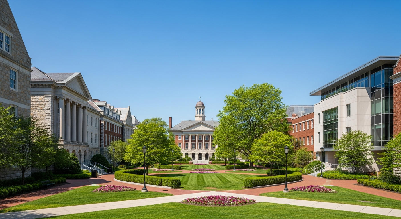 central quad or green space