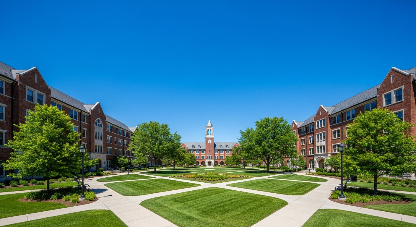 central quad or green space