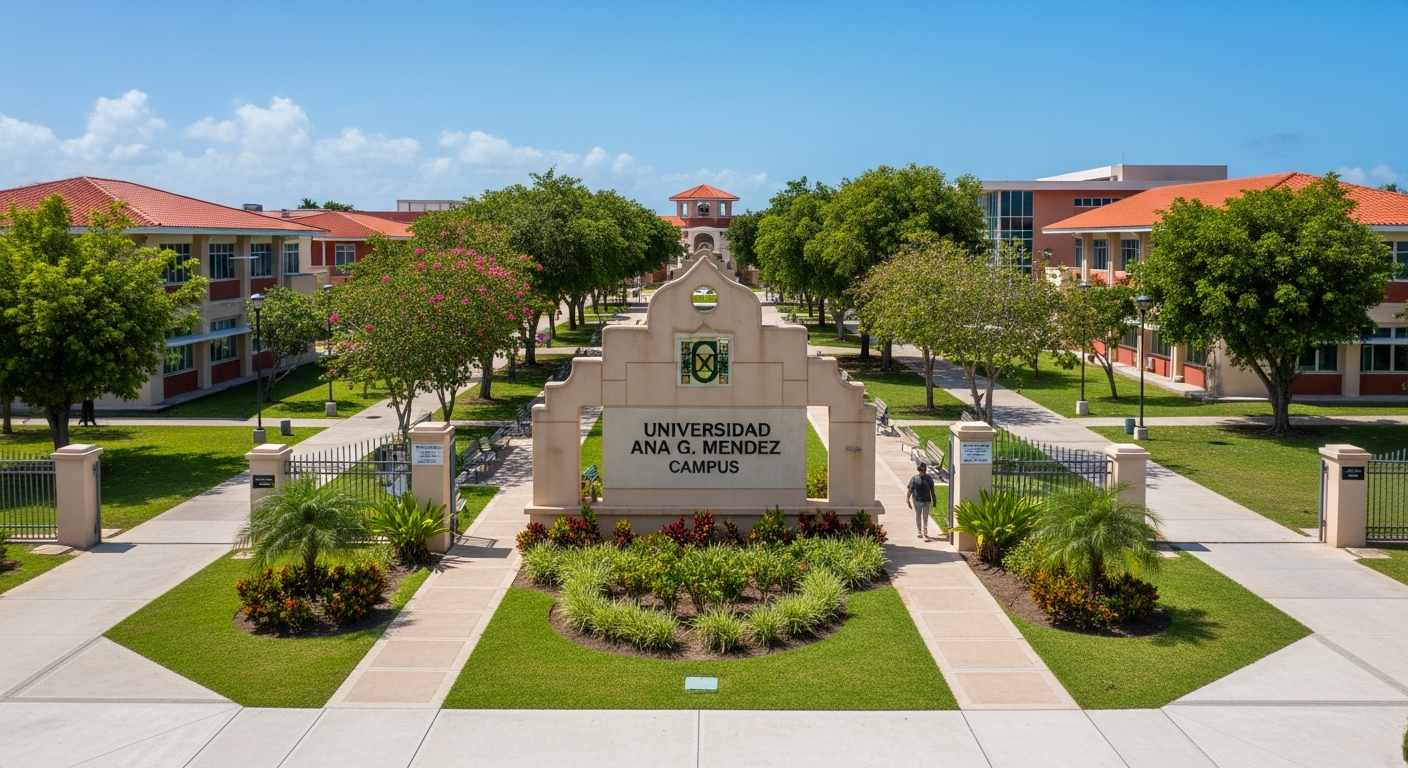 iconic campus entrance gate or sign