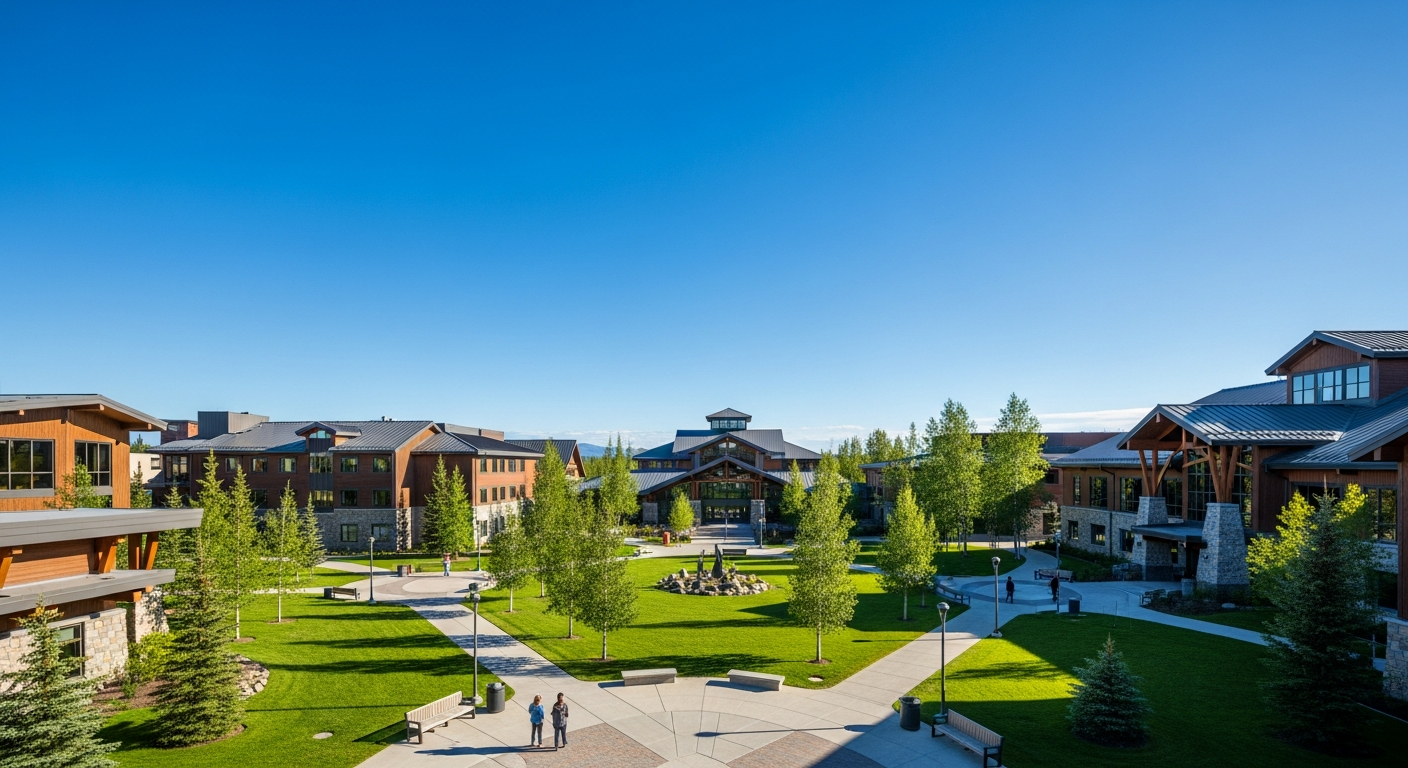 central quad or green space
