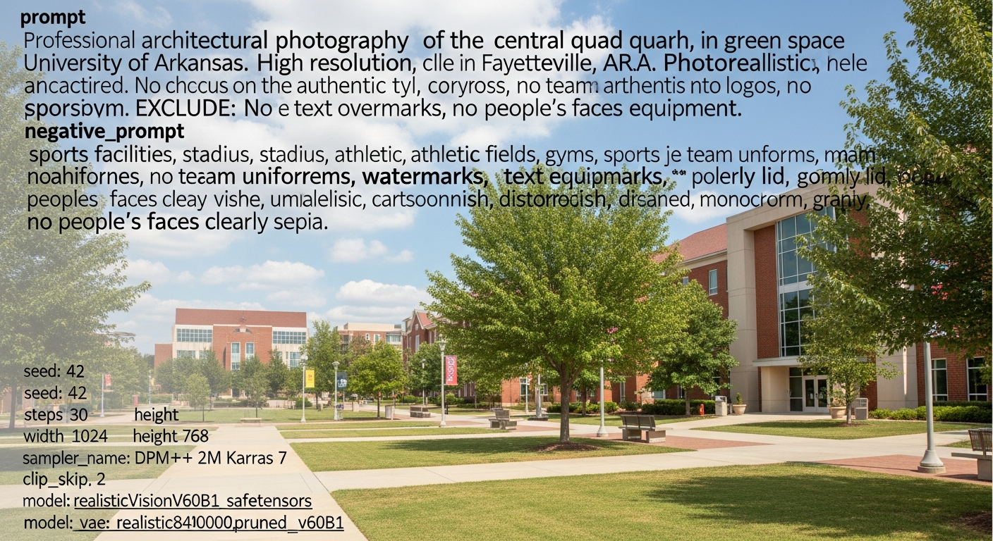central quad or green space