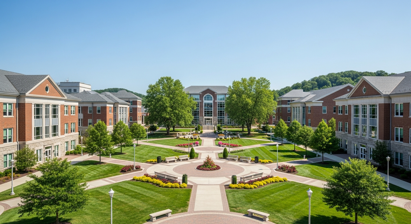 central quad or green space