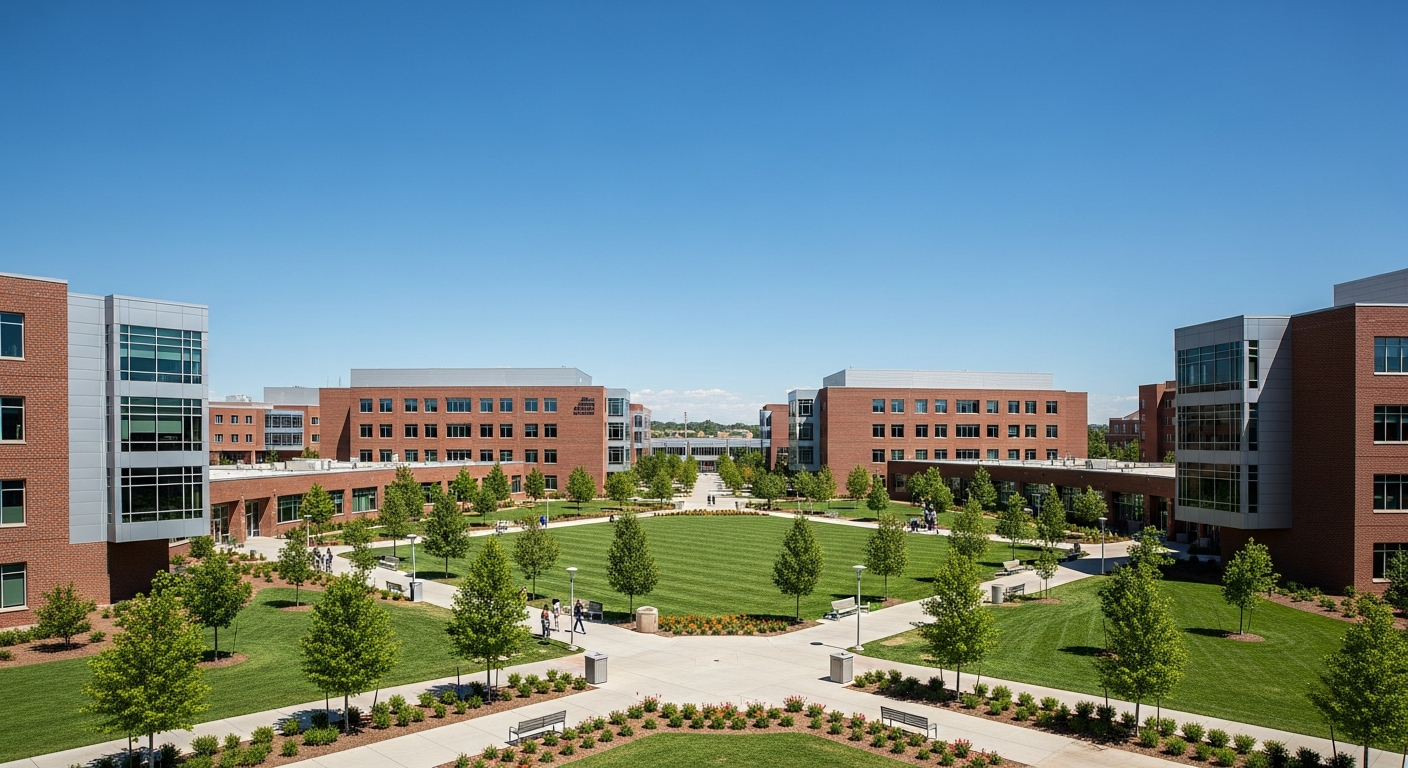 central quad or green space