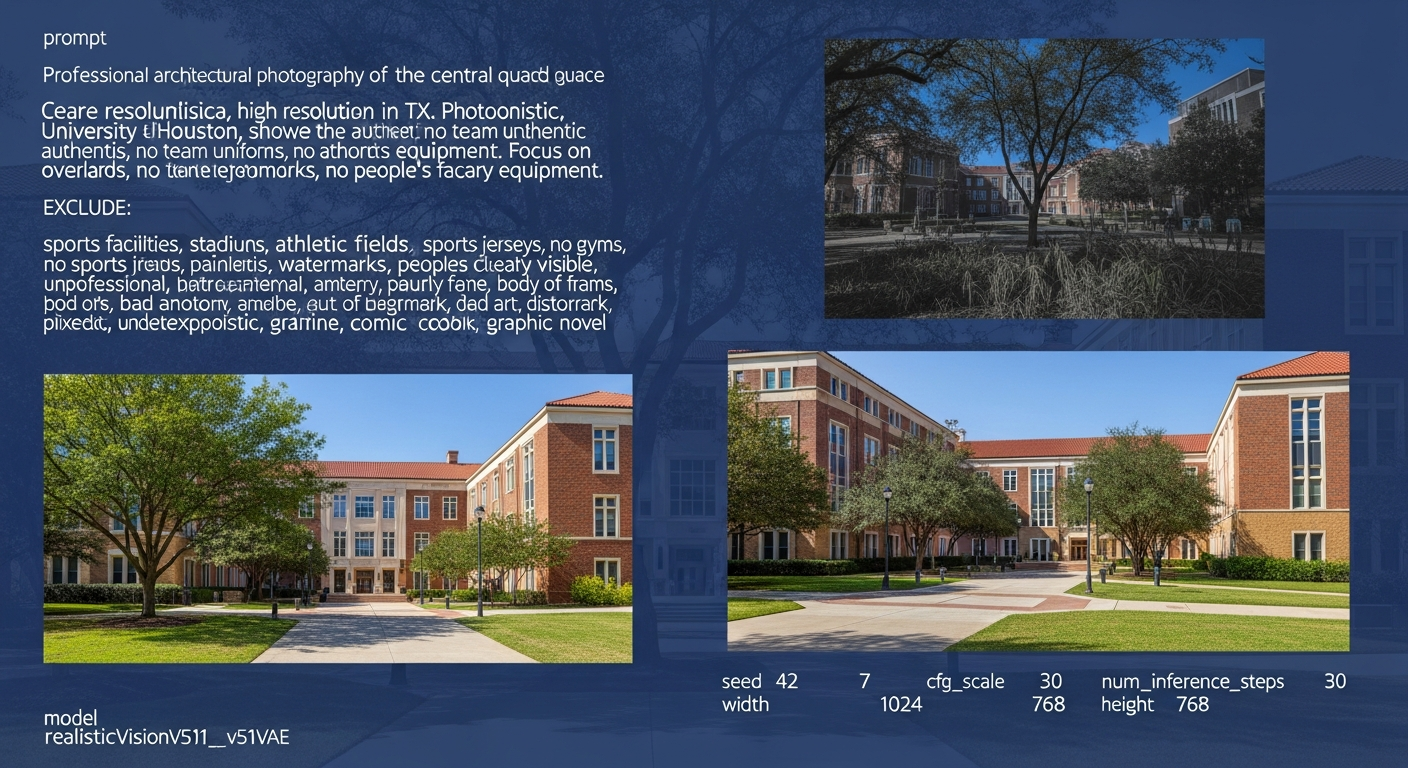 central quad or green space