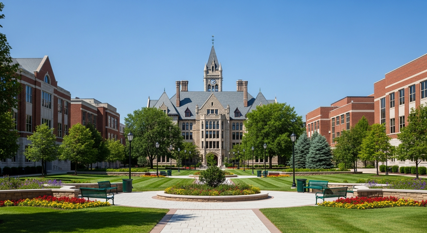 central quad or green space