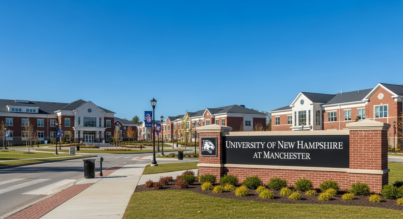 iconic campus entrance gate or sign