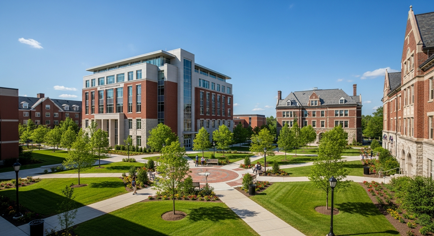 central quad or green space