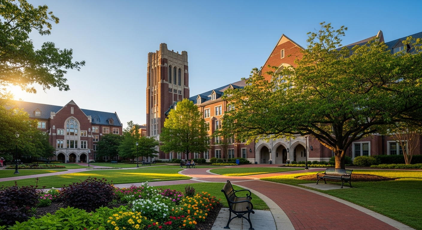 central quad or green space