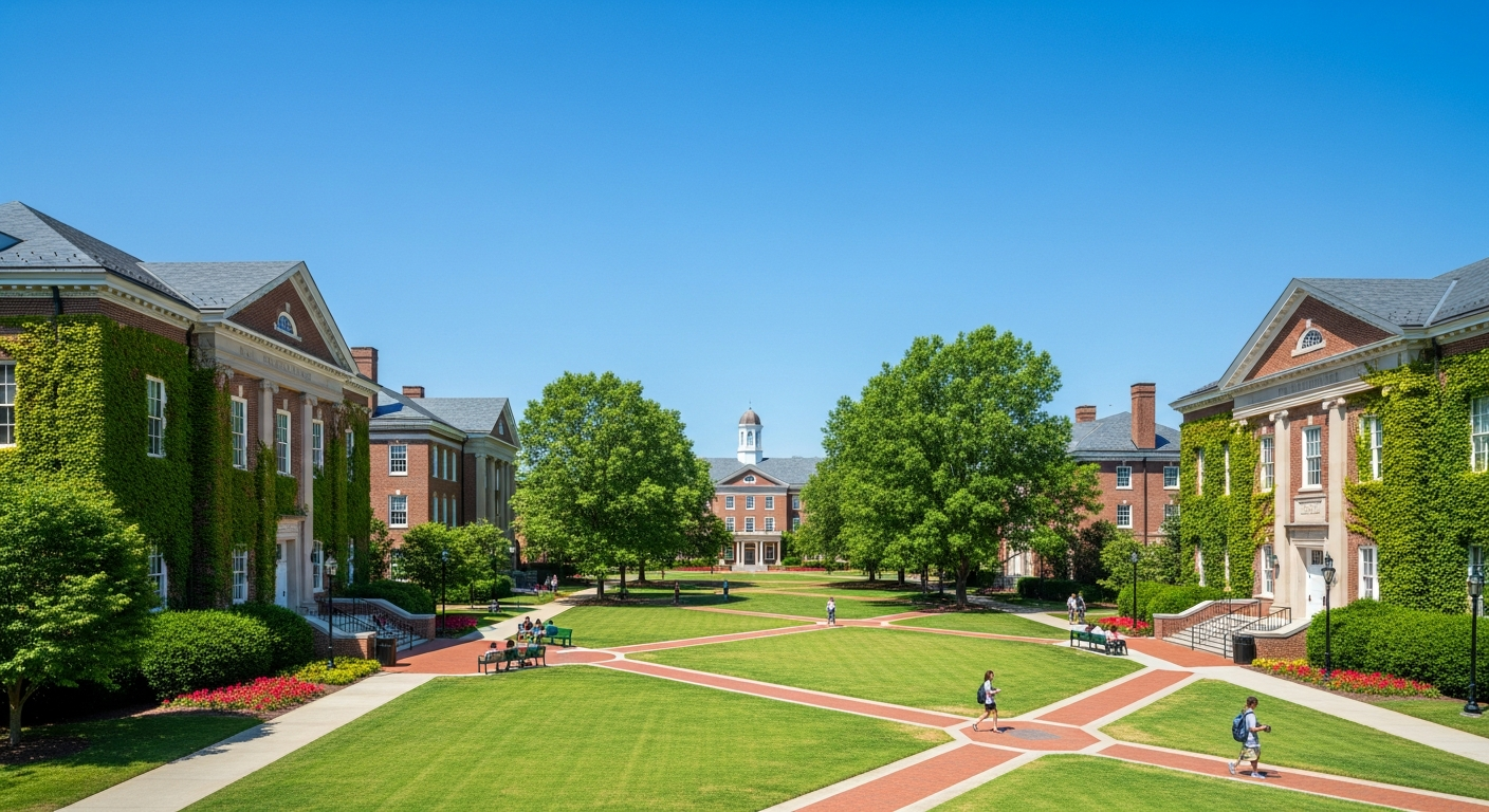 central quad or green space