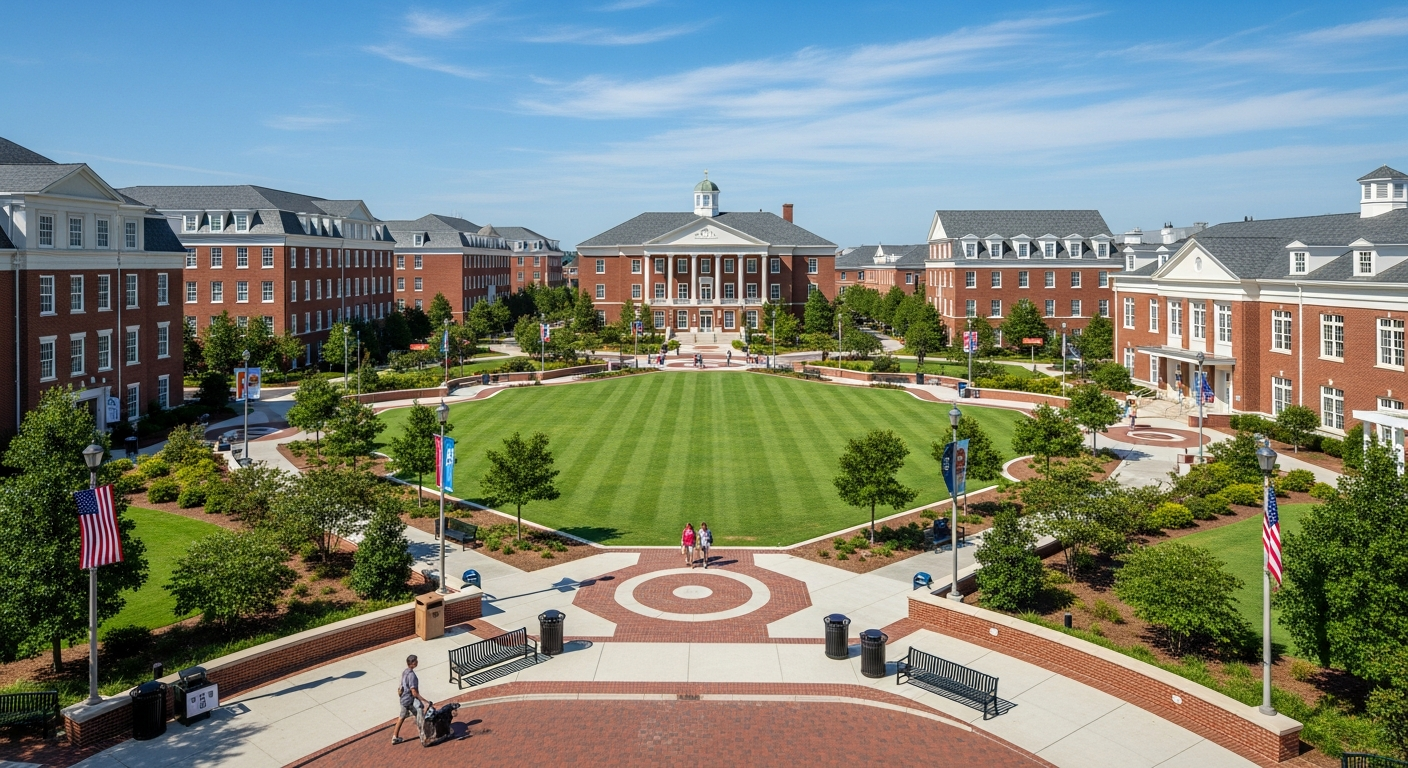 central quad or green space