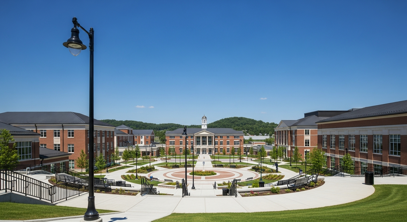 central quad or green space