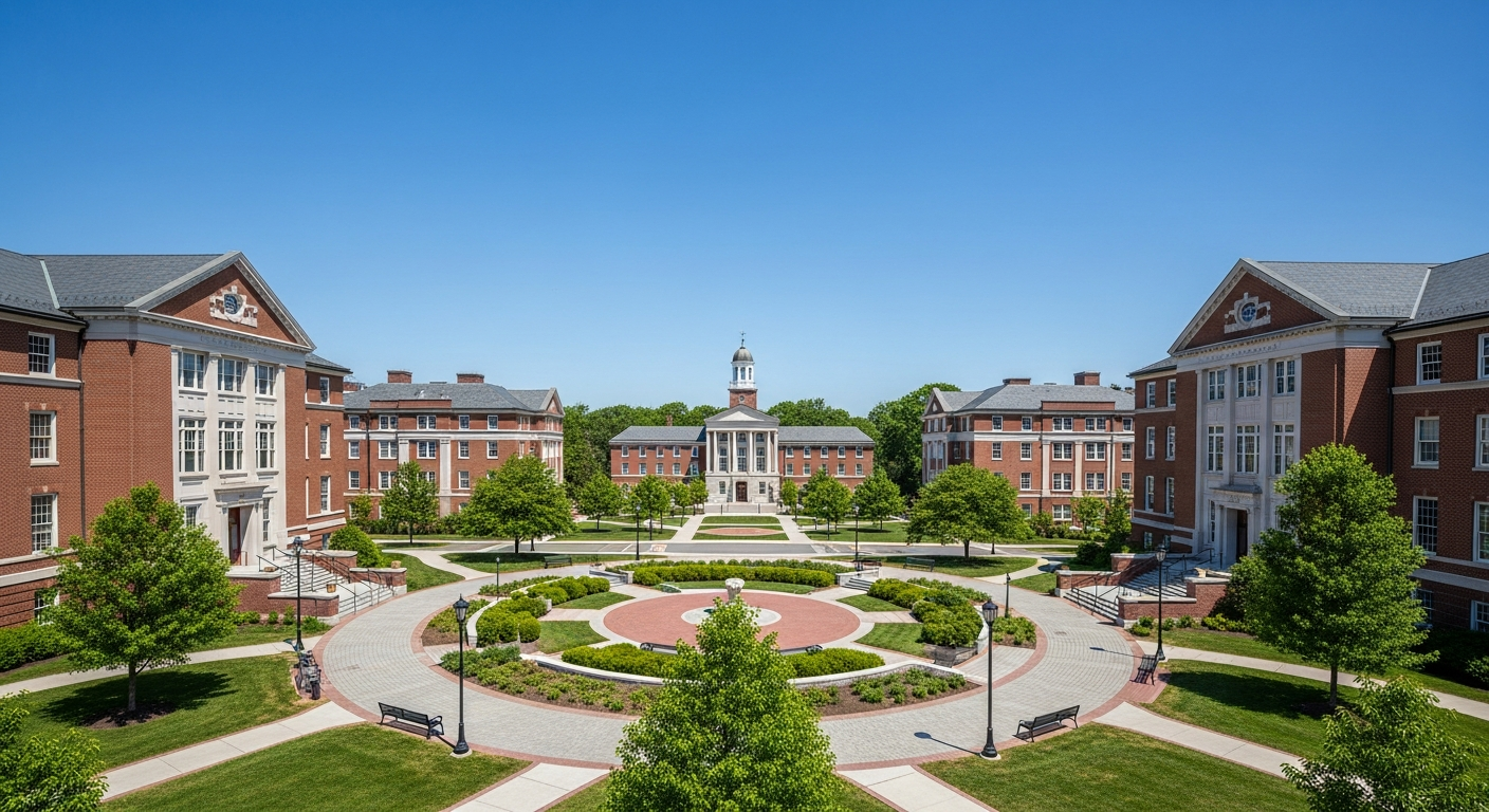 central quad or green space