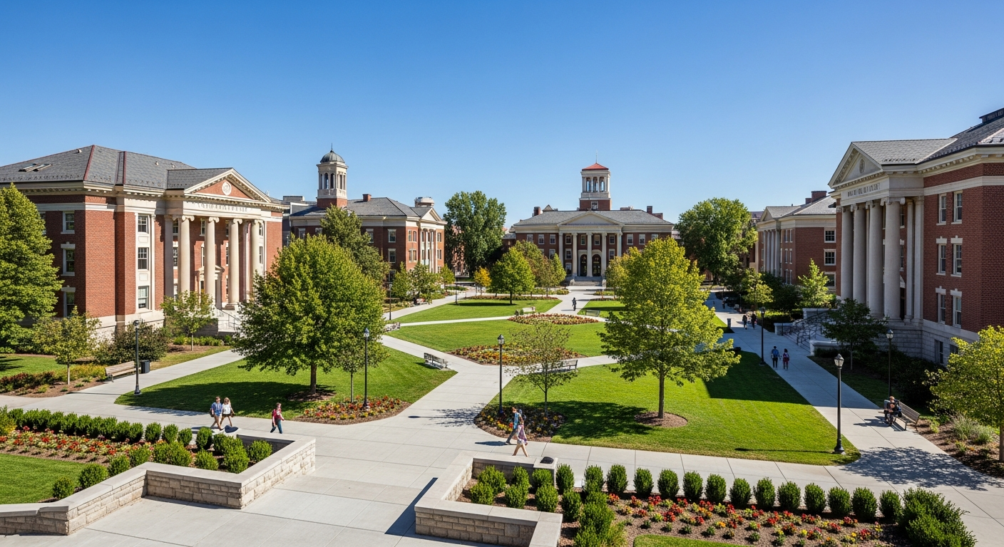 central quad or green space