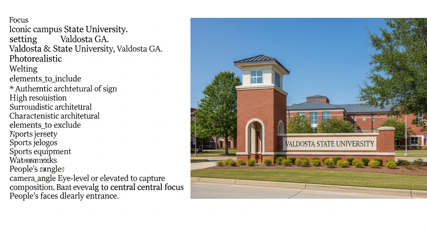 iconic campus entrance gate or sign