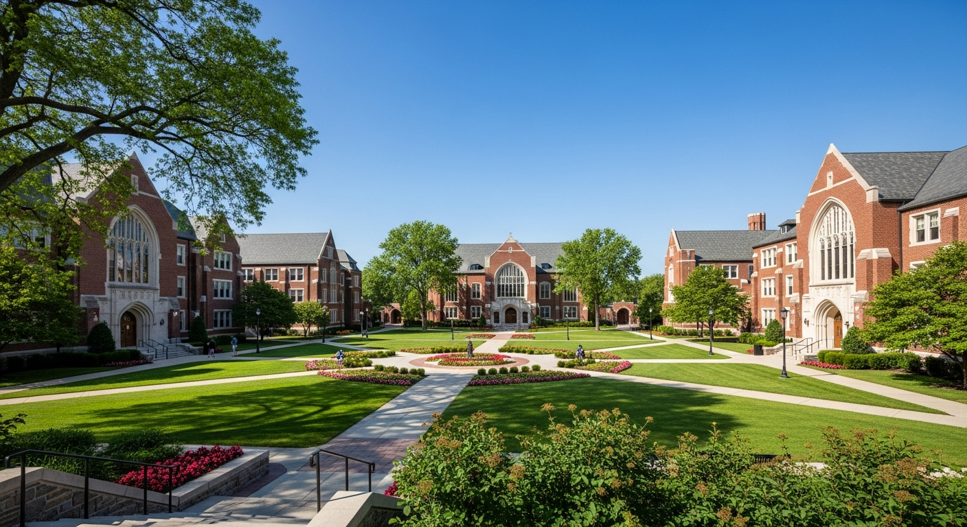 central quad or green space