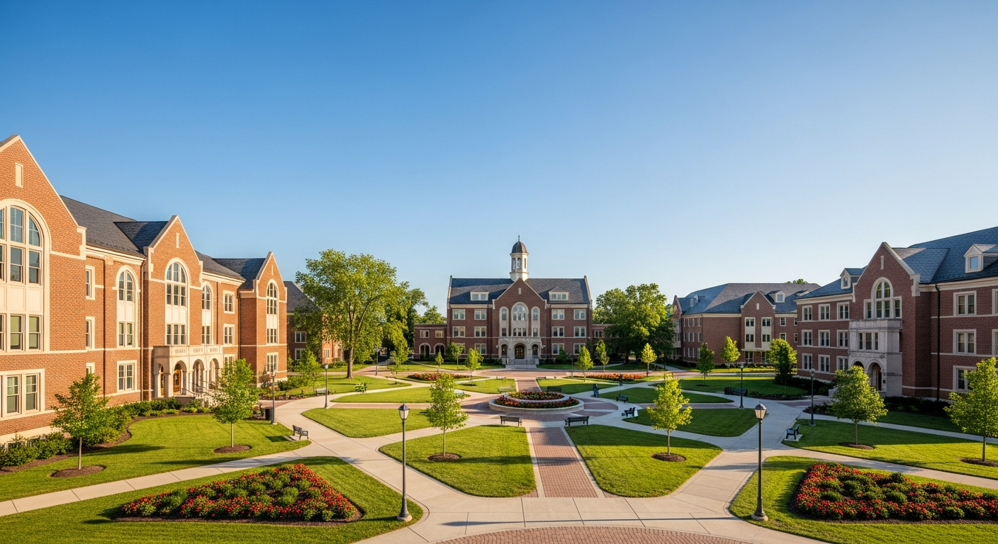 central quad or green space