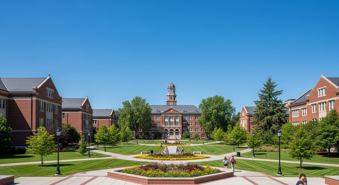 central quad or green space