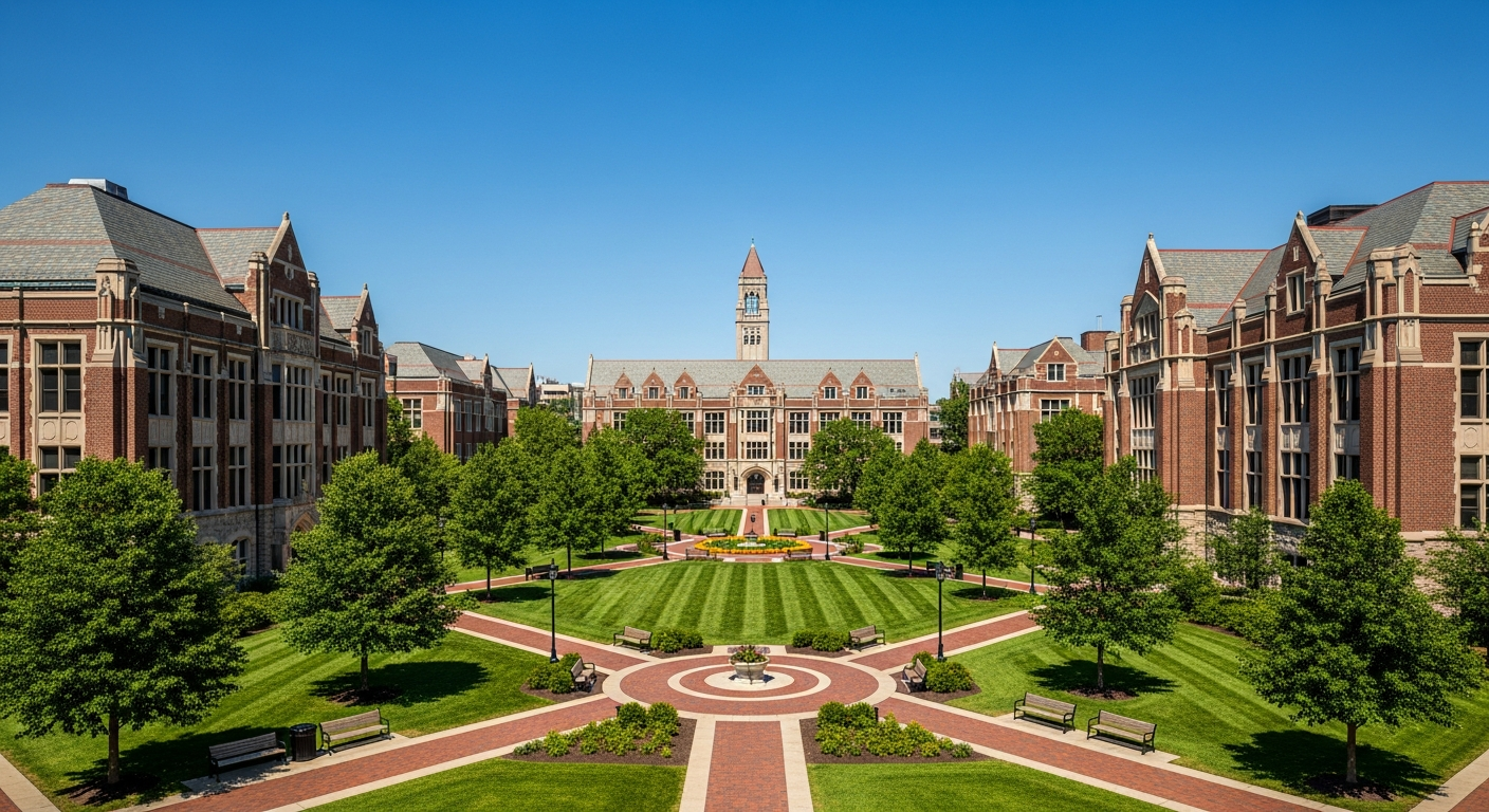 central quad or green space