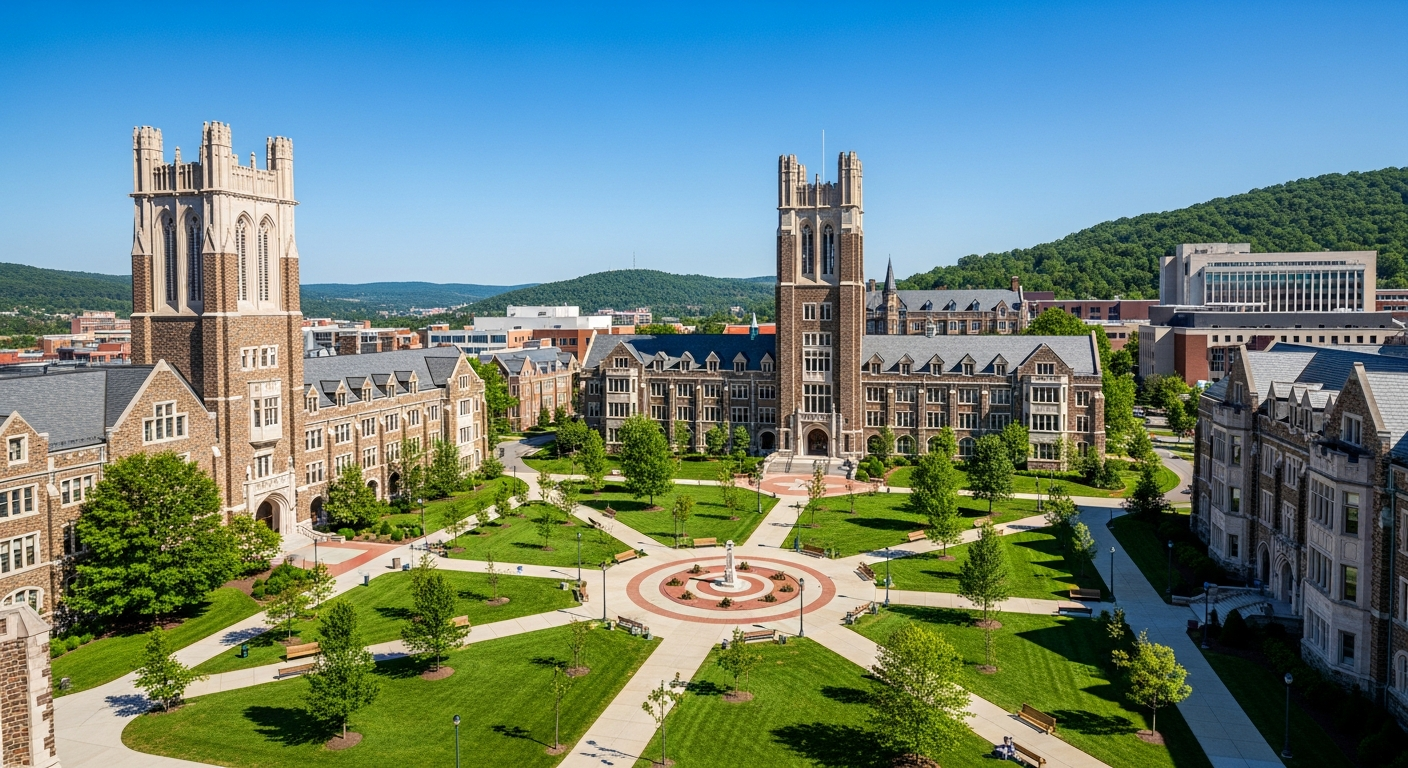 central quad or green space