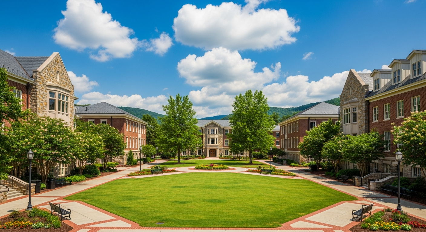 central quad or green space