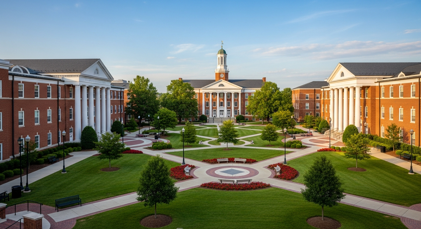 central quad or green space