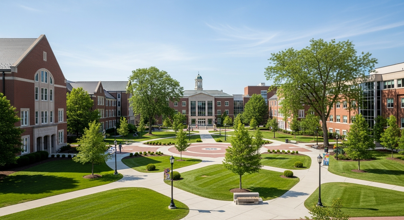 central quad or green space