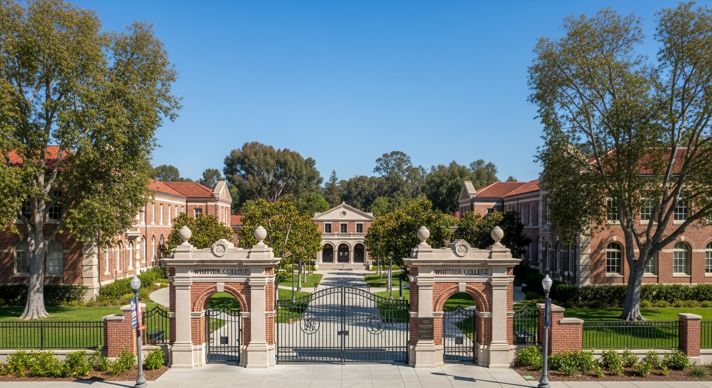 iconic campus entrance gate or sign