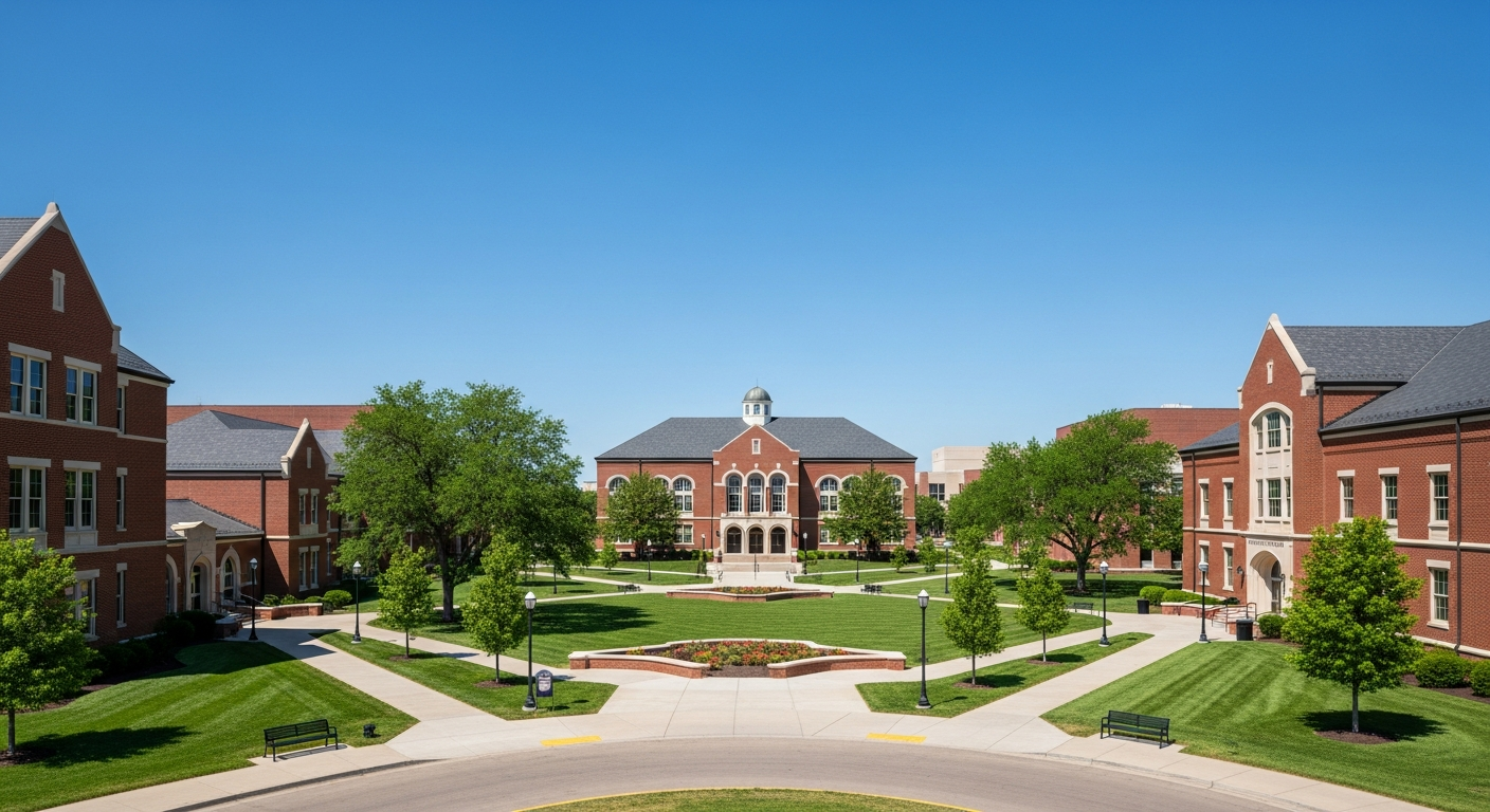 central quad or green space