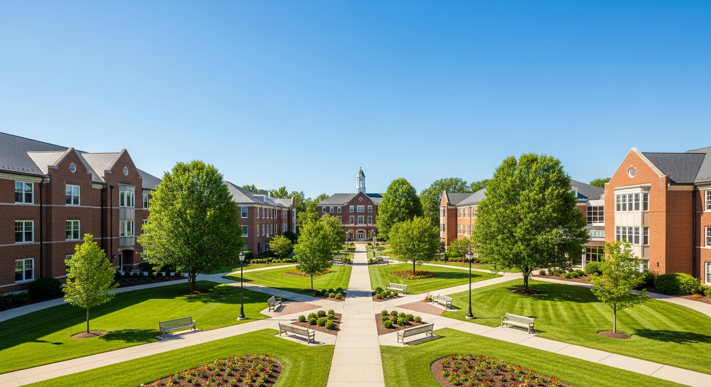 central quad or green space