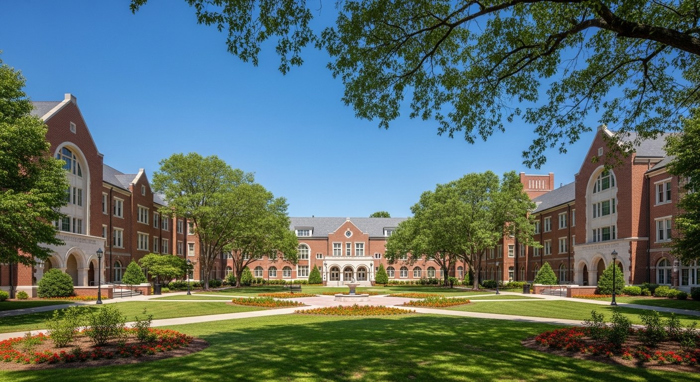 central quad or green space