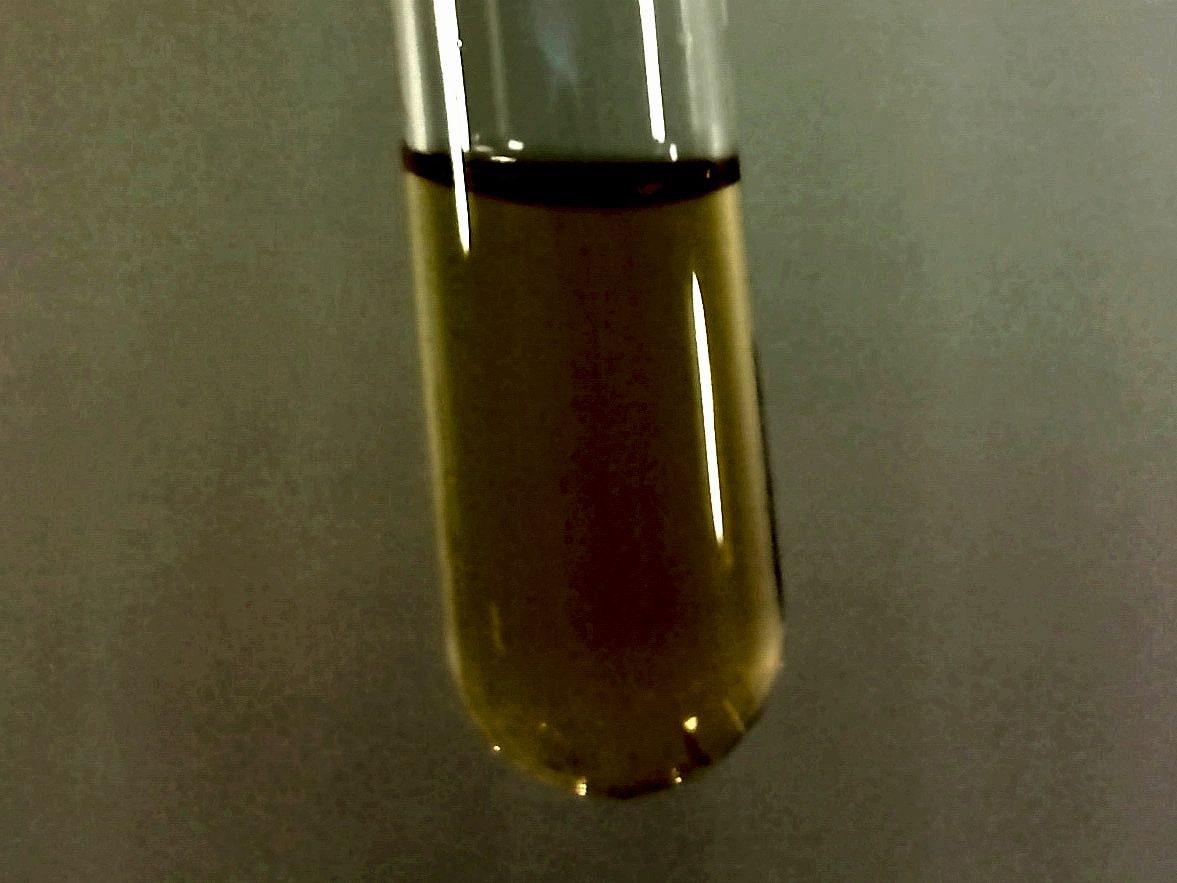 Liquid Fluorine at -196°C