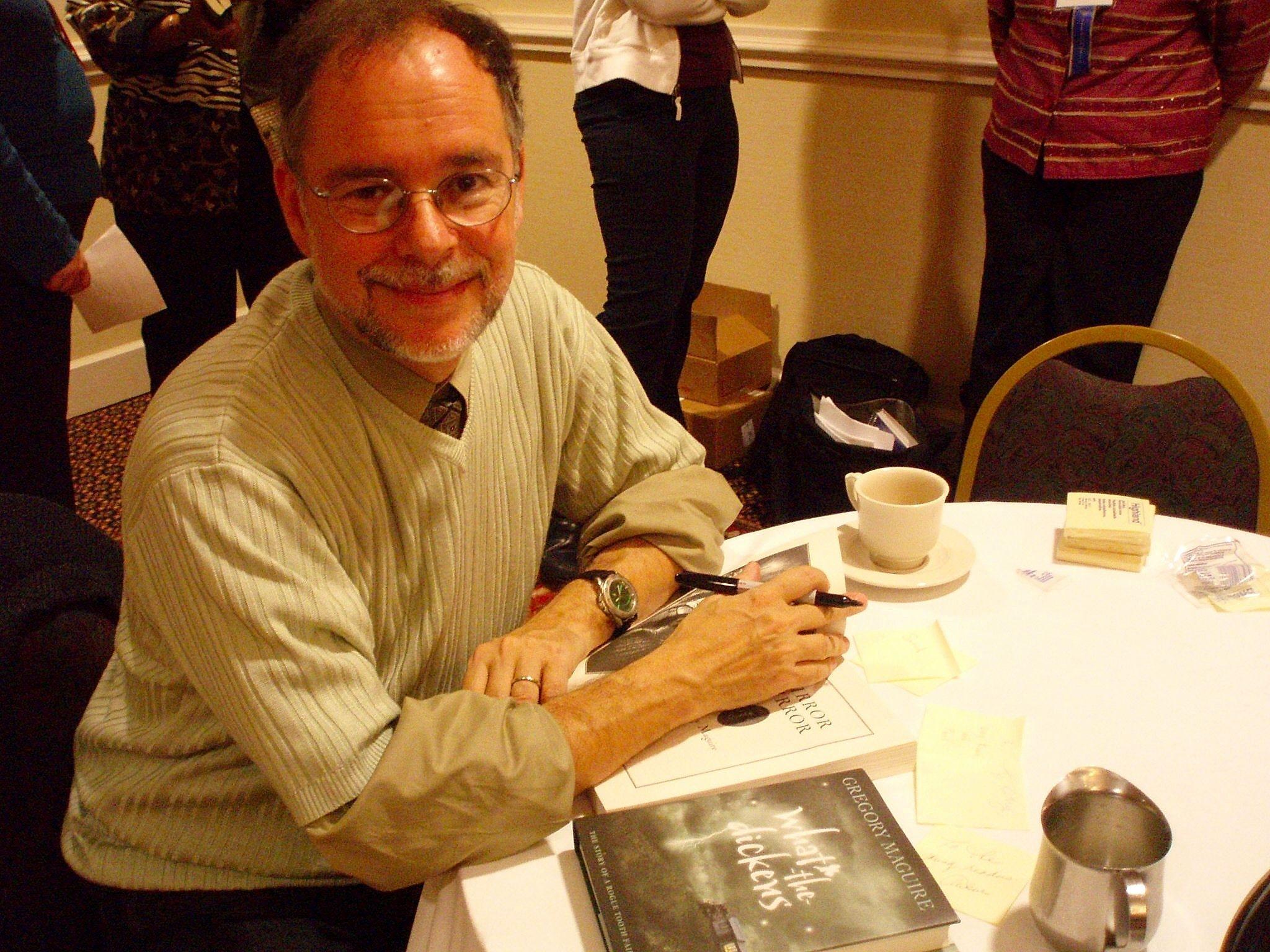 Gregory Maguire, author of "Wicked," at a literary conference in 2007. Taken by Jeremy Goldstein.