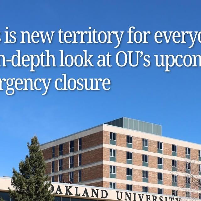 Oakland University announced that the campus will close from 5 p.m. on Friday, Nov. 21 through Sunday, Nov. 30 due to an urgent need to repair the high temperature hot water (HTHW)